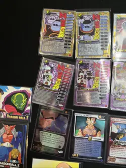 2001 Dragon Ball Z TCG Battle Simulator Score Cards DBZ Lot 65, 27 Hoils - Image 5