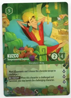 Disney Lorcana: DLC Promo Cards - Kuzco - Temperamental Emperor (8/C1) - Image 1