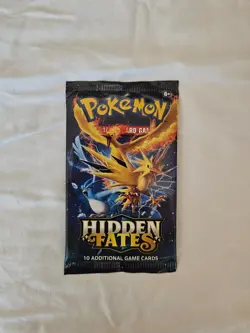 Pokemon Trading Card Game TCG  Sun & Moon Hidden Fates Booster Pack - Image 1