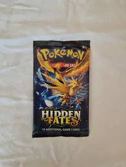 Pokemon Trading Card Game TCG  Sun & Moon Hidden Fates Booster Pack - Image 3