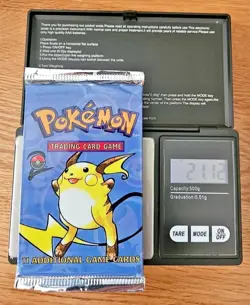 Pokemon Cards - Sealed Base 2 Set Booster Pack - Raichu - 21.05g - 21.12g - Image 4