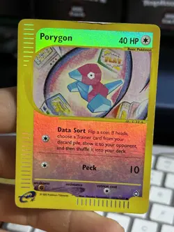 Porygon 103b/147 Aquapolis 2002 Reverse Holo Alt Pokémon Card TCG - Image 12