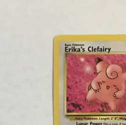 Pokémon Erika’s Clefairy Card 40/132 Gym Challenge MP Uncommon Regular Unlimited - Image 7