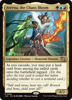 MTG Foundations: Jumpstart - Averna the Chaos Bloom (Anime Art) - Image 1