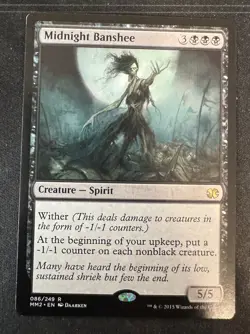 Midnight Banshee Modern Masters 2 2015 Edition Magic the Gathering MTG - Image 2