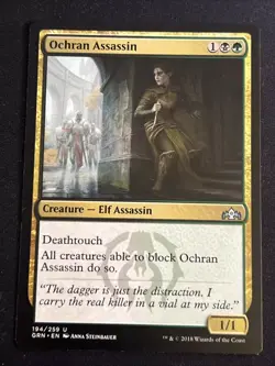 1x Ochran Assassin (194) Guilds Of Ravnica LP MTG Magic the Gathering x1 MKE - Image 1