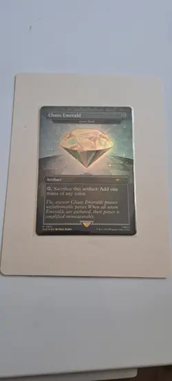 Chaos Emerald (White)  7037 Foil Lotus Petal Sonic The Hedgehog Secret Lair - Image 2