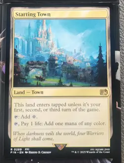 Mtg Final Fantasy Starting Town NM - Image 1
