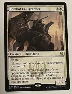Combat Calligrapher - Magic The Gathering - Image 1