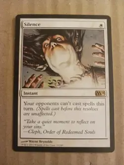 Silence Core Set 2014 (M14) Regular Near Mint Condition - Image 1