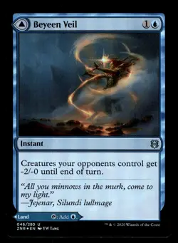 MTG Zendikar Rising *FOIL* U Beyeen Veil Beyeen Coast #046 - Image 1