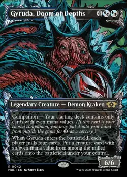 x1 Gyruda, Doom of Depths R MTG March of the Machine: Multiverse Legends M/NM, E - Image 1