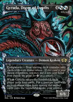 x1 Gyruda, Doom of Depths R MTG March of the Machine: Multiverse Legends M/NM, E - Image 2