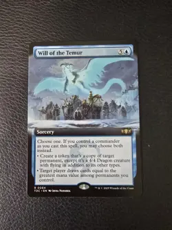 Will of the Temur (Extended Art) Commander: Tarkir: Dragonstorm Regular - Image 4