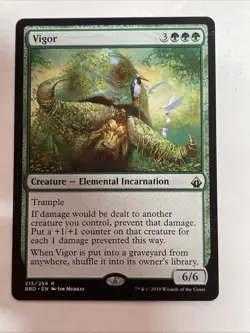 Mtg Vigor  Battlebond Rare #215 - Image 2