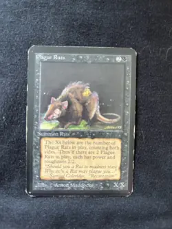Magic the Gathering Plague Rats X3 Alpha LP to MP h - Image 7