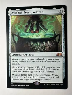 Agatha's Soul Cauldron Wilds of Eldraine, MTG Magic the Gathering - Image 1