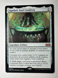 Agatha's Soul Cauldron Wilds of Eldraine, MTG Magic the Gathering - Image 3