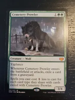 Cemetery Prowler VOW 191 Near-mint Magic: The Gathering Single - Image 4