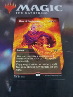 Mtg. Flare of Duplication. Borderless. Modern Horizons 3. Pack Fresh - Image 1