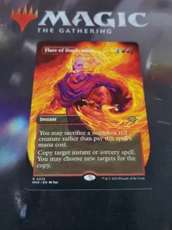 Mtg. Flare of Duplication. Borderless. Modern Horizons 3. Pack Fresh - Image 2