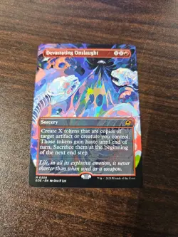 Devastating Onslaught Borderless MTG Edge of Eternities NM/M *ON HAND* - Image 1