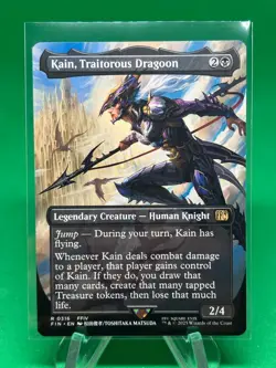 Kain, Traitorous Dragoon Final Fantasy Rare Borderless #316 Magic the Gathering - Image 1