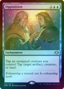 Opposition - Dominaria Remastered (DMR) FOIL MTG NM - Image 1