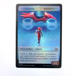 Vehicle // Pilot Double-Sided Token - MTG - Aetherdrift - NM Foil - Image 3