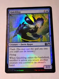 Foil Quickling MTG, Core Set 2015, M15, Uncommon, Never Played - Image 3