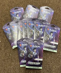 Magic The Gathering MTG Duskmourn House of Horrors Play Booster Lot Of 12 Packs - Image 1
