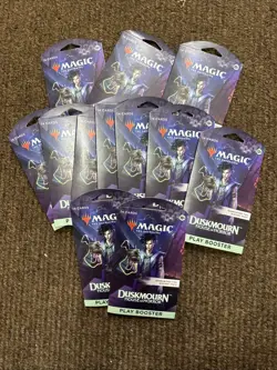 Magic The Gathering MTG Duskmourn House of Horrors Play Booster Lot Of 12 Packs - Image 2