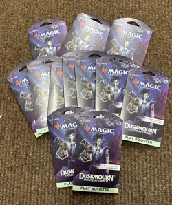 Magic The Gathering MTG Duskmourn House of Horrors Play Booster Lot Of 12 Packs - Image 3