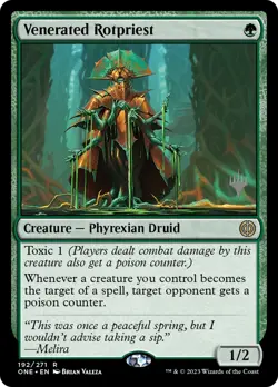 Venerated Rotpriest (Promo Pack) Phyrexia: All Will Be One Promos - Near Mint - Image 1
