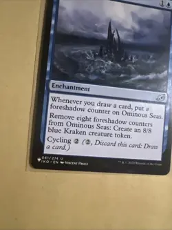 MTG Ominous Seas IKO 061/274 U NM The List Regular - Image 3