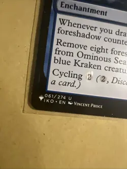 MTG Ominous Seas IKO 061/274 U NM The List Regular - Image 4