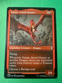Ganax, Astral Hunter 504 (Foil Etched) - MTG CLB - M/NM Unplayed FAST2SHIP! - Image 2