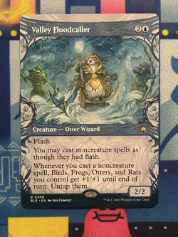 MTG / Valley Floodcaller / BLB / #0308 / Regular (Showcase) / Rare / NM - Image 1