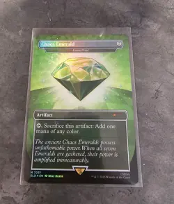 Chaos Emerald Green 7031 Foil Lotus Petal Sonic MTG Magic The Gathering - Image 6