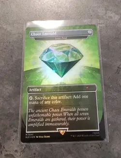 Chaos Emerald Green 7031 Foil Lotus Petal Sonic MTG Magic The Gathering - Image 7