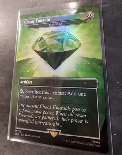 Chaos Emerald Green 7031 Foil Lotus Petal Sonic MTG Magic The Gathering - Image 8