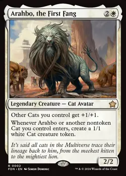 Arahbo, the First Fang- Foundations  Foil MTG-NM - Image 2