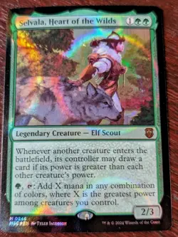 Selvala, Heart of the Wilds (Ripple Foil) #139 (NM) Commander: Modern Horizons 3 - Image 1