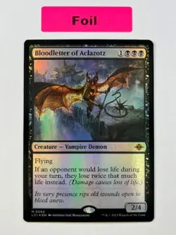 1x MTG Bloodletter of Aclazotz  - (Foil) - The Lost Caverns of Ixalan - NM #92 - Image 3