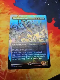 Riptide Gearhulk (Borderless) - Aetherdrift (DFT) - Foil  - NM - Image 1