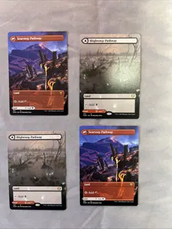 4x Blightstep Pathway (Borderless) Kaldheim Regular Rare 291 - Image 17