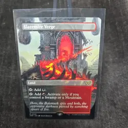 Blazemire Verge - Borderless - Duskmourn: House of Horror - MTG - NM - Image 1