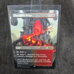 Blazemire Verge - Borderless - Duskmourn: House of Horror - MTG - NM - Image 3