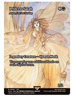 Princess Sarah - Azusa, Lost but Seeking - Showcase Final Fantasy MTG - Image 2