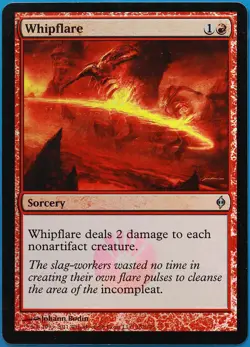 Whipflare FOIL New Phyrexia PLD Red Uncommon MAGIC CARD (ID# 498267) ABUGames - Image 1